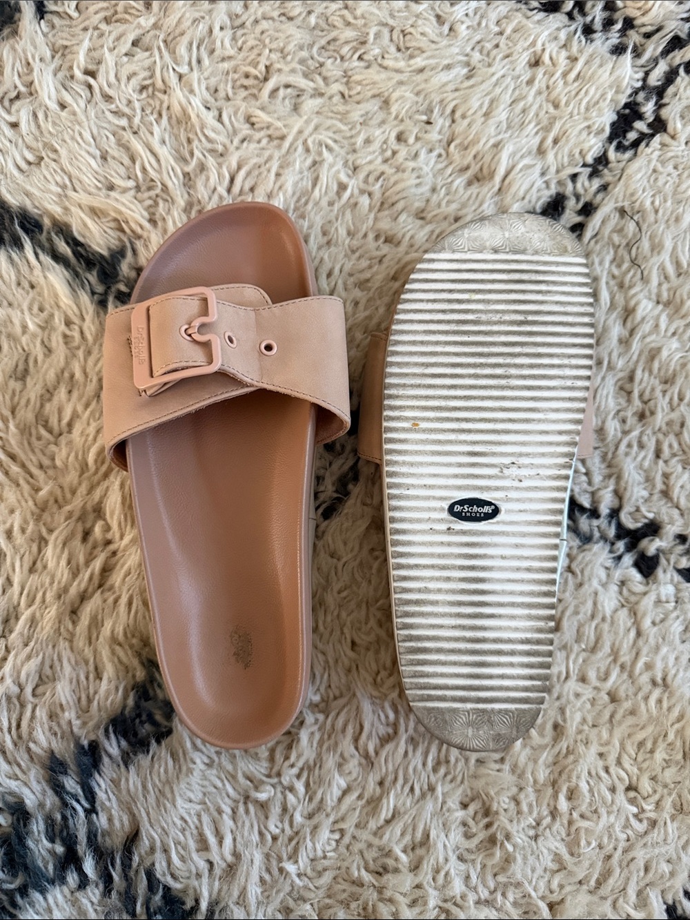 Dr. Scholl's Women's Blush Slide Sandals with Buckle